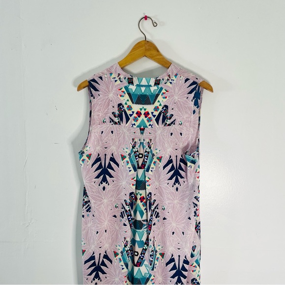 Mara Hoffman Pink Boho Maristar High Lo Shirt Dress - Picture 8 of 11